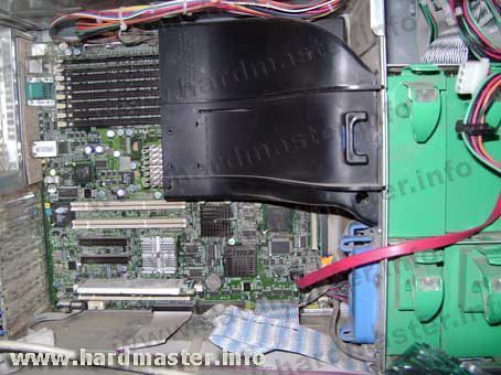 SCSI cервер, вид сбоку SCSI cервер, вид сбоку