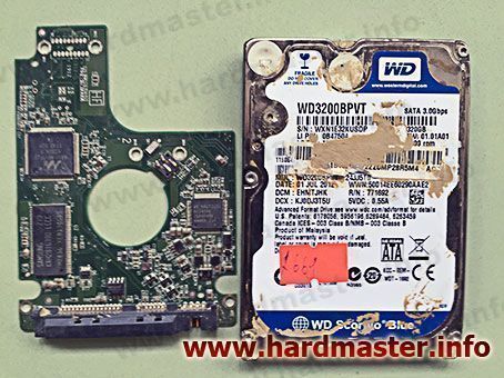 Восстановление hdd после скачка напряжения